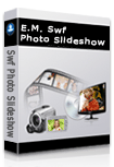 E.M. Swf Photo Slideshow - Swf Slideshow, Flash Slideshow, Photo Slideshow, Picture to Swf Slideshow software, create flash slideshow form photos, videos and musics etc.
