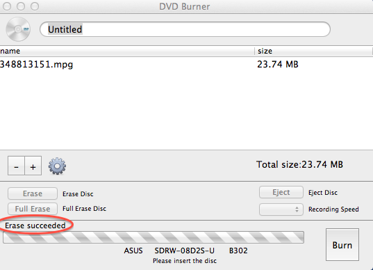 burn DVD on Mac