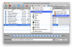 select output format